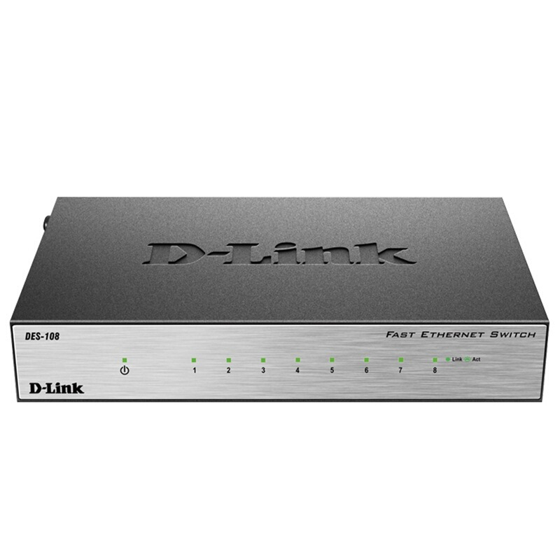友讯(D-Link)dlink DES-108 百兆 交换机8口 单位:台