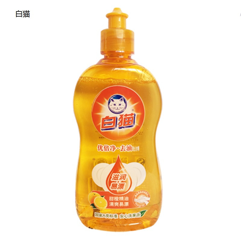 白猫 优倍净+去油 洗洁精 450g(单位:瓶)