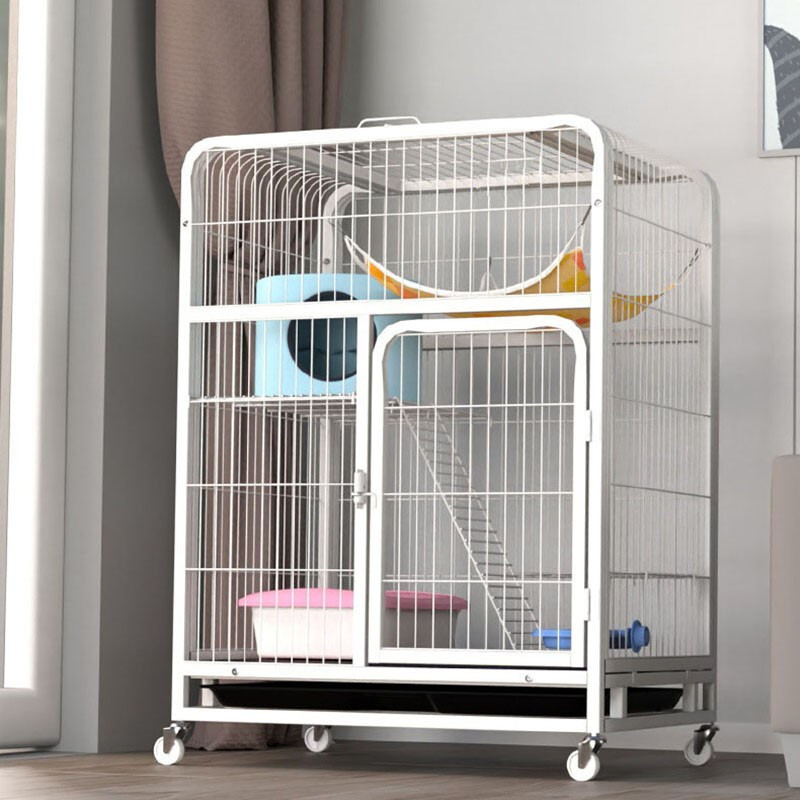 猫笼子别墅大号方管猫咪笼子大型猫屋猫舍猫房猫窝繁殖笼子猫爬架猫树宠物用品高清大图