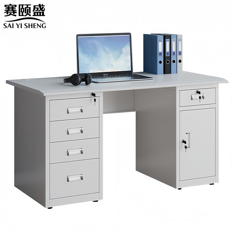 赛颐盛钢制办公桌1200*600*740mm张高清大图