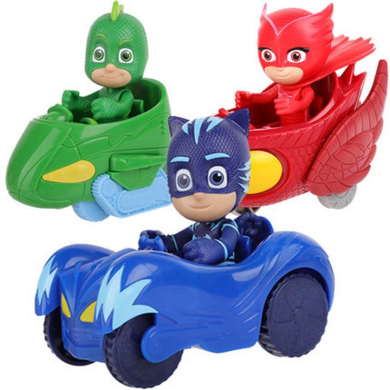 睡衣小英雄玩具全套蒙面侠猫小子的男猫头鹰女儿童飞壁侠面具套装 豪华版鹰翔机230420图片