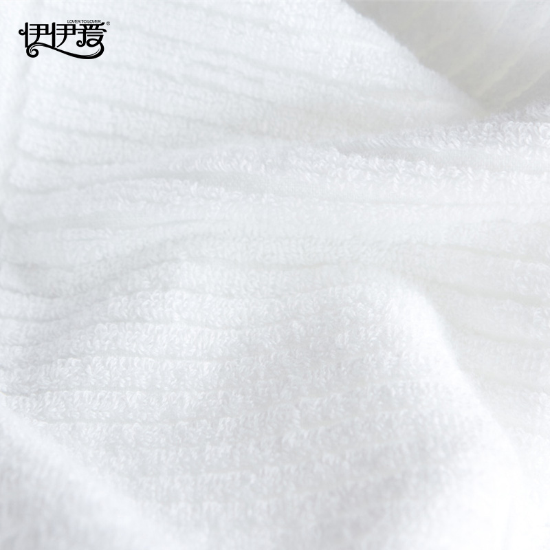 伊伊爱 YBH25214 瑞斯利恩 毛巾 白色高清大图