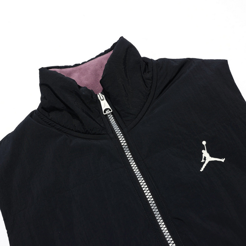 Nike耐克JORDAN男子棉服新款秋冬棉夹克宽松马甲背心FD8629-011