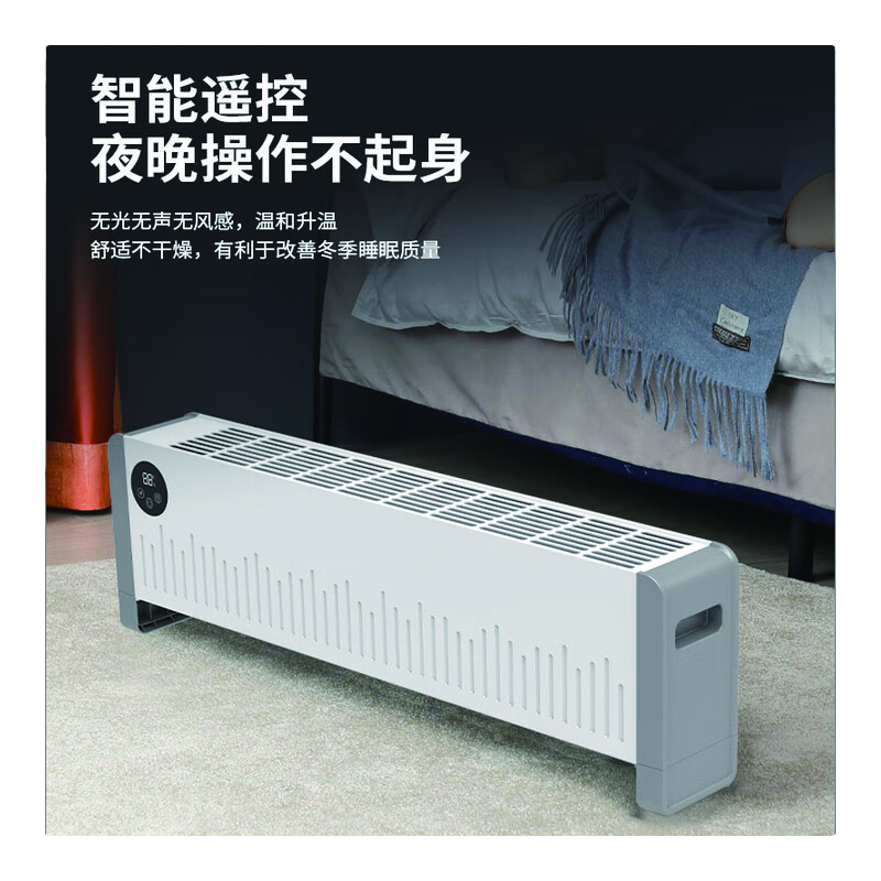 先锋DTJ-T10R-W室内加热器(遥控对流式踢脚线)高清大图
