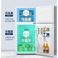 美的（Midea） BCD-112CMB 112升 家用 双门 直冷 小型 节能静音 白色母婴儿童 电冰箱