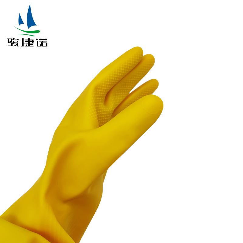 骏捷诺加厚乳胶手套均码/双高清大图