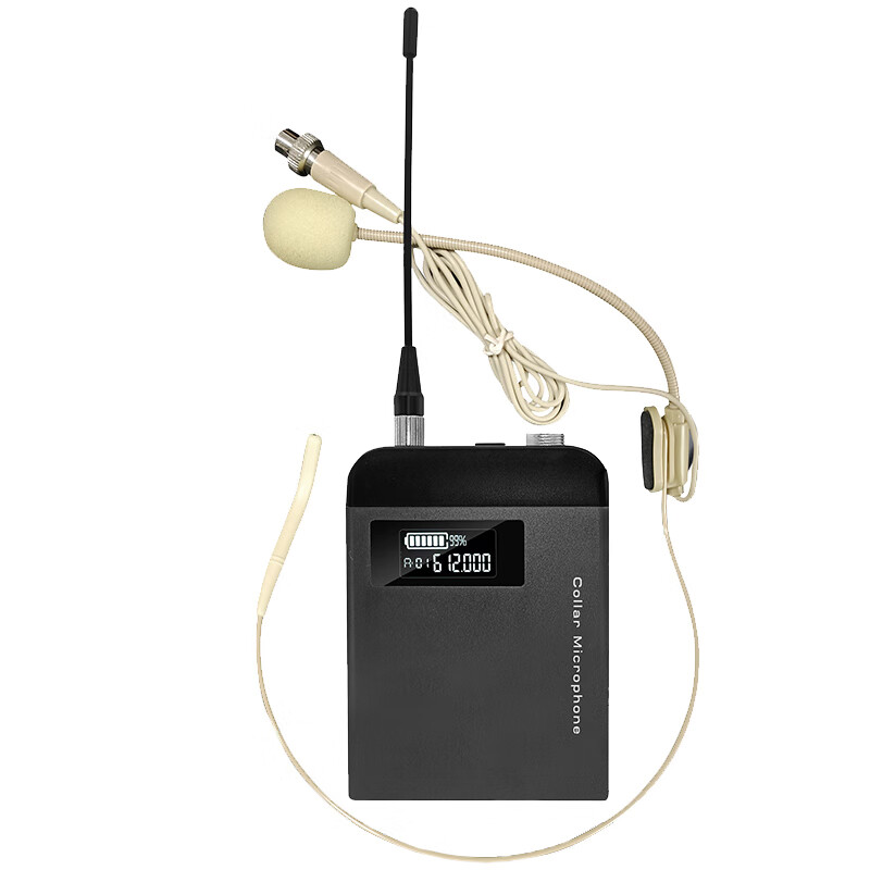 润普 专业会议话筒 真分集 无线一拖二头戴式麦克风RP-WXGS512T高清大图