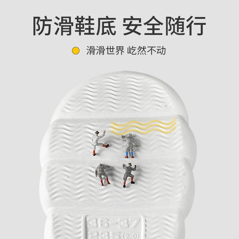 两穿地板拖-灰色 36-37码(标准码) 踩屎感棉拖鞋男士冬季家居家用室内保暖防滑毛毛绒厚底拖鞋男冬天