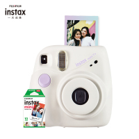 富士(FUJIFILM)INSTAX立拍立得 胶片相机 mini7c/s升级款 mini7+白色 套餐一(含10张相纸)