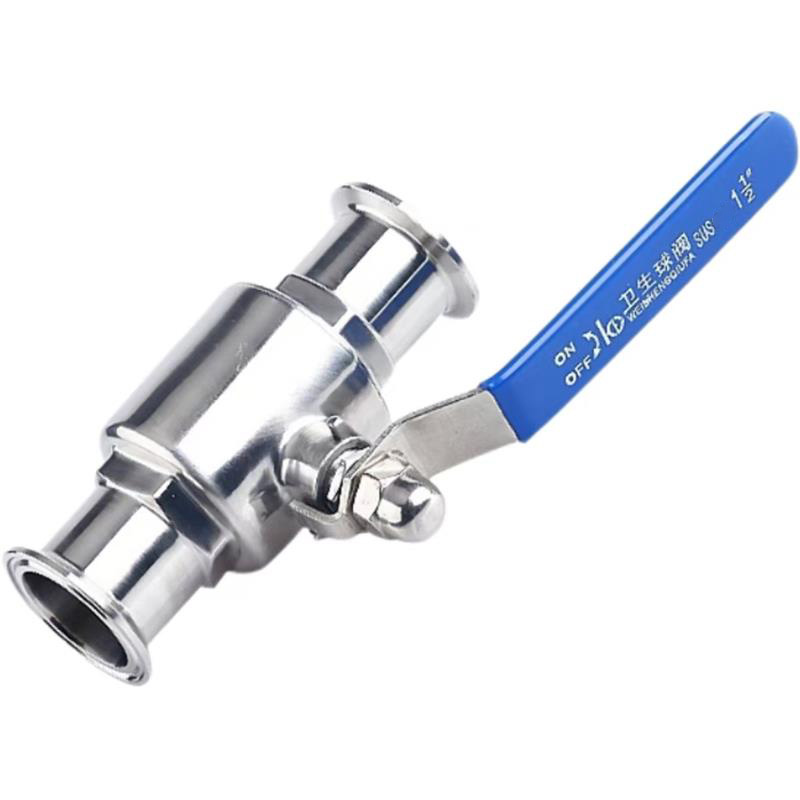 盛京联硕不锈钢卫生级快装球阀Φ32卡盘50.5[304材质]个高清大图