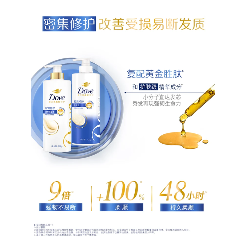 多芬Dove护发精油喷雾轻盈柔顺修护干枯毛躁发丝持久留香免洗护发造型护理高清大图