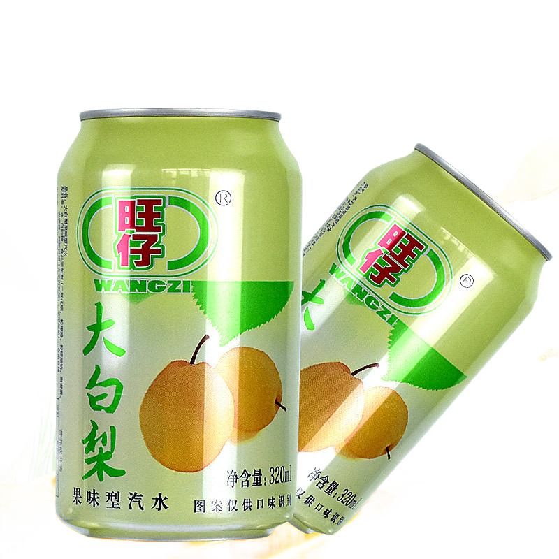 旺仔大白梨饮料童年记忆大白梨汽水罐装320ml24罐大白梨汽水参数