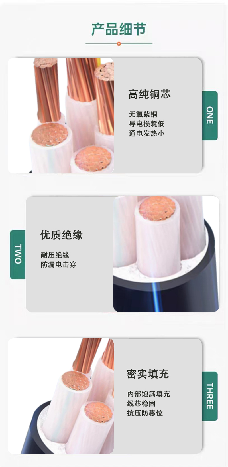 鑫睿辉 电缆 450V16平方五芯 米高清大图