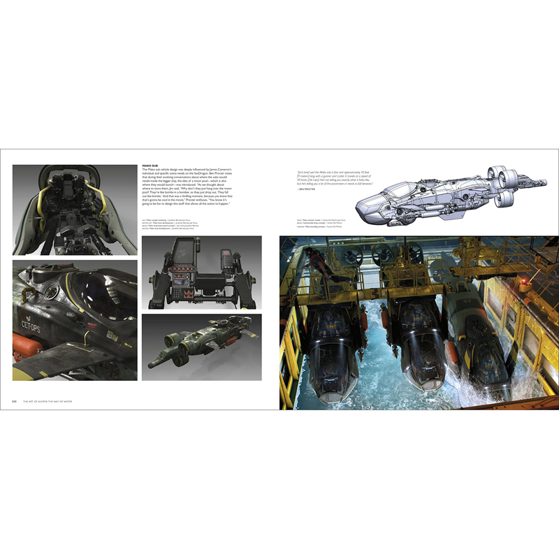 [正版]阿凡达2水之道电影艺术设定集 英文原版 The Art of Avatar The Way of Water高清大图