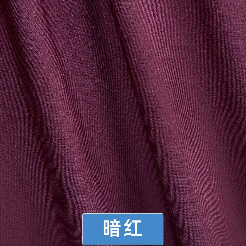 家柏饰(CORATED)氨纶高弹力布料面料四面弹针织牛奶丝布料色椅套夏裙子服装 大红高清大图