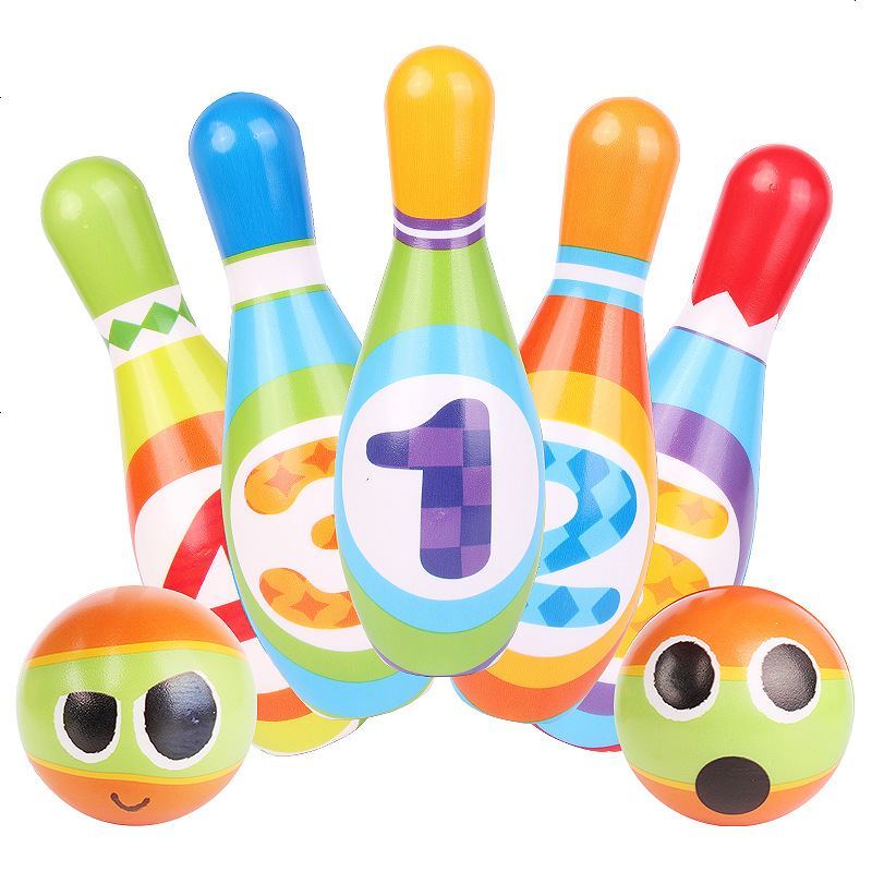 pu实心儿童保龄球玩具套装室内特大号幼儿园宝宝球类亲子运动玩具