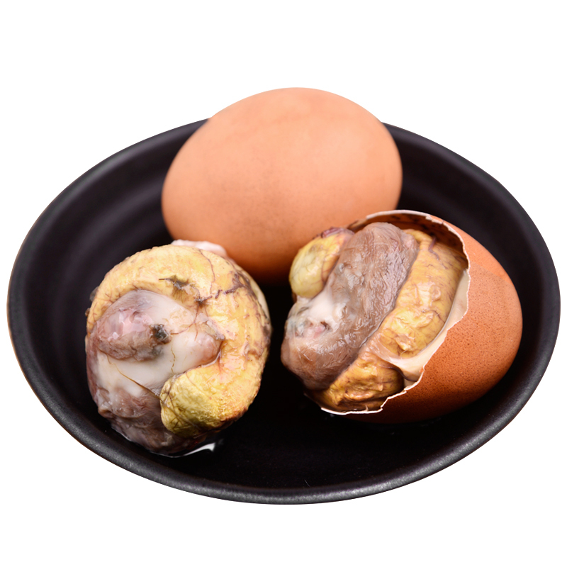 高邮龙凤活珠子鸡胚蛋20枚新鲜熟的即食无毛蛋13天无毛鸡蛋