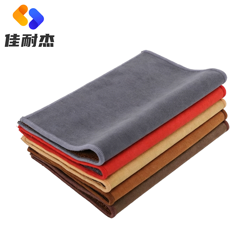 佳耐杰 麂皮布麂皮珊瑚绒双面抹布吸水不掉毛 30*30cm/条