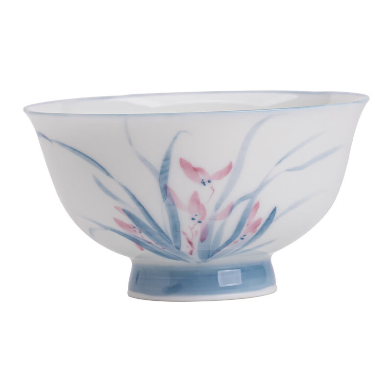 苏氏陶瓷(SUSHI CERAMICS) J0637 手绘兰花·花瓣杯 1个 (单位:个)