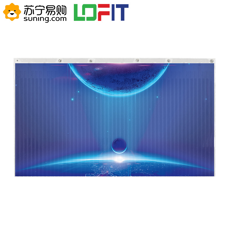 洛菲特(LOFIT)LED透明屏全彩显示屏广告玻璃广告大屏幕墙橱窗智格栅贴膜冰屏智能能互动地砖屏定制LFTDL80T1