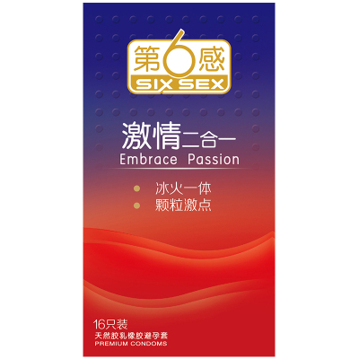 第六感冰火颗粒避孕套冰火钜[55只]冰火颗粒16+六合一24+螺纹6+超薄6+冰火3避孕套冰火两重天男士专用女情趣大颗