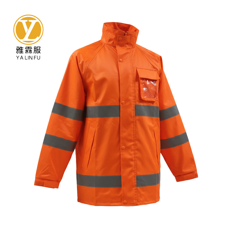 雅霖服 高可视性分体式雨衣可定制YLF-2635 套高清大图