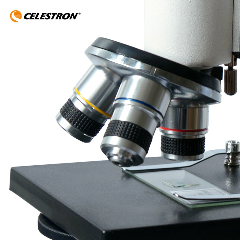 星特朗(Celestron)S82106显微镜专业生物显微镜实验套装高倍高清中小学生教学显微镜高倍放大镜儿童学生科普礼物