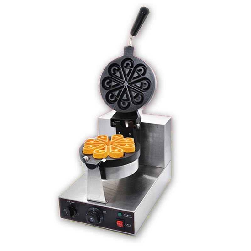 电热单头旋转华夫炉华夫饼机黄金蛋商用松饼机水滴心形格子饼可定制