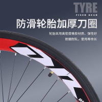 公路自行车弯把变速男女通勤学生代步碟刹款HK 弯把-三刀蓝色 7速(更换直把联系客服)