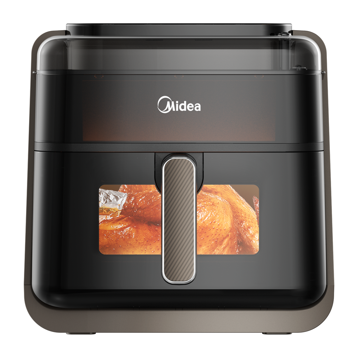 美的炎烤空气炸锅双热源不用翻面可透视大容量空气炸锅 MF-KZC6501