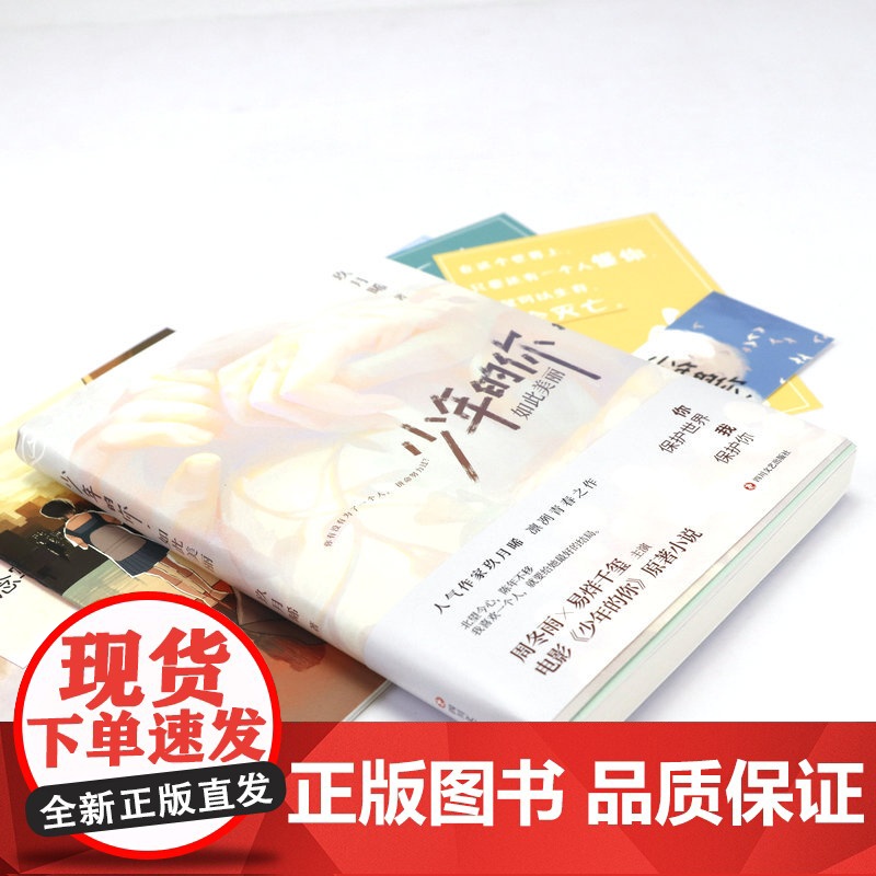 少年的你 如此美丽 玖月晞著 易烊千玺&amp;周冬雨主演电影《少年的你》你保护世界我保护你 原著小说 书籍高清大图