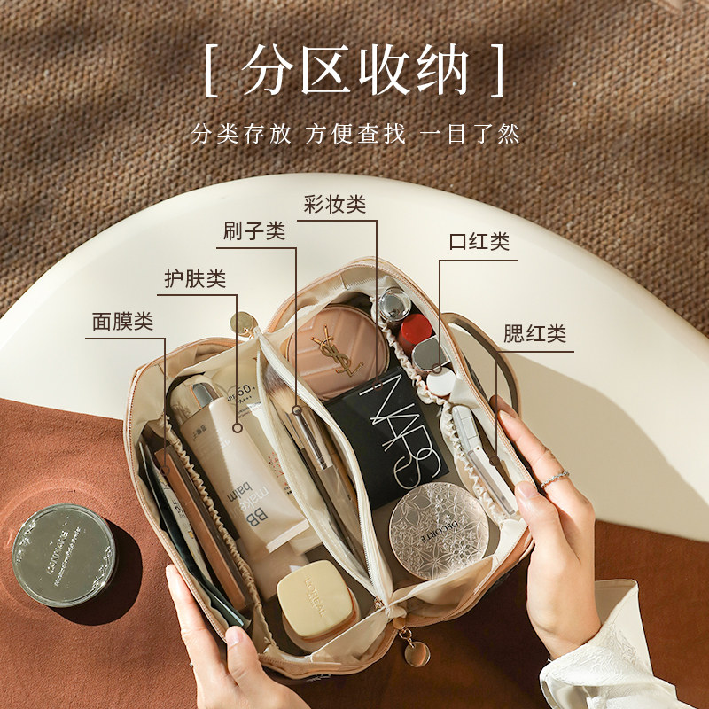 乐活旅行新中式枕头款化妆包高清大图