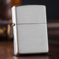 原装ZIPPO打火机 纯银拉丝 盔甲沙子27号 zippo专柜正品 正版zp