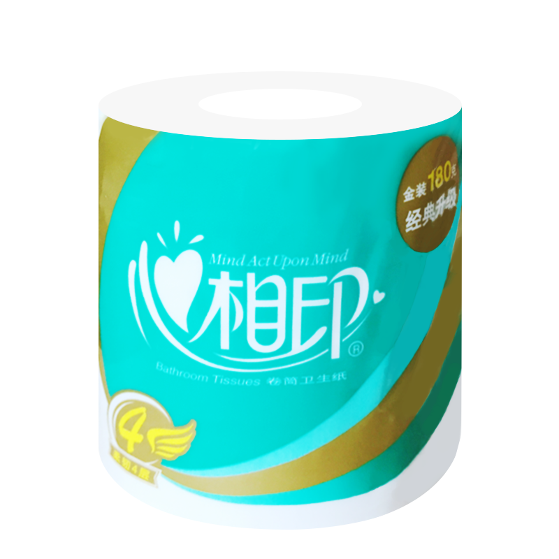 嘉创优品 心相印心柔27卷原生木浆厕用180g有芯卷纸家用整箱卫生纸高清大图
