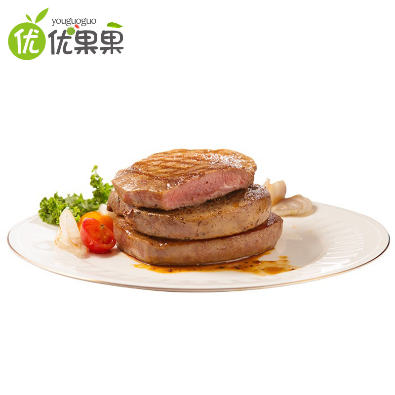 黑椒牛排10片*80g 拍2件发20片*80克 好嘿哟牛排随机送刀叉酱料包火爆来袭肉鲜嫩多汁套餐生鲜牛肉