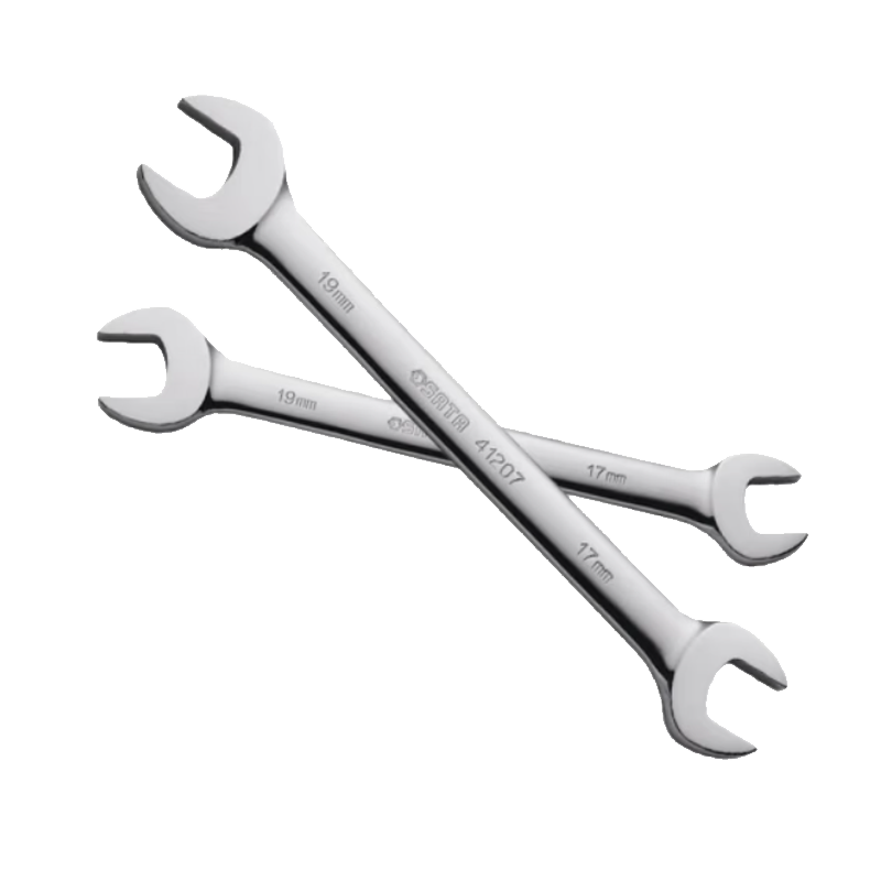 世达全抛光双开口扳手17*19mm 41207高清大图