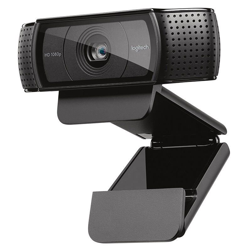 Logitech 罗技高清网络摄像头 内置麦克风C920E 黑色高清大图
