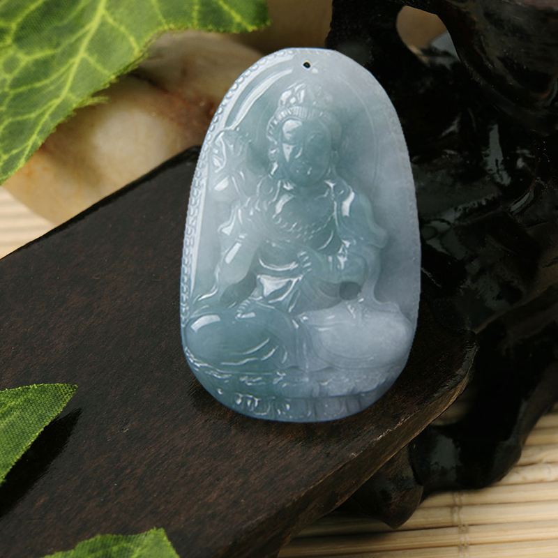 翡翠玉坠八大守护神坠本命佛菩萨十二生肖鼠牛虎兔龙蛇马羊猴鸡狗猪玉佩男女款带证书送女朋友七夕情人节礼物