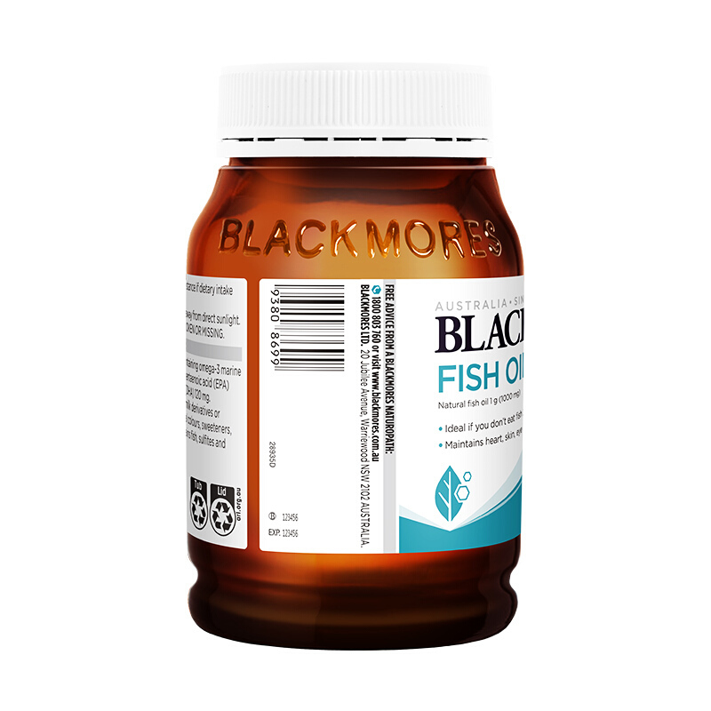 Blackmores澳佳宝深海鱼油软胶囊 原味400粒 2瓶高清大图
