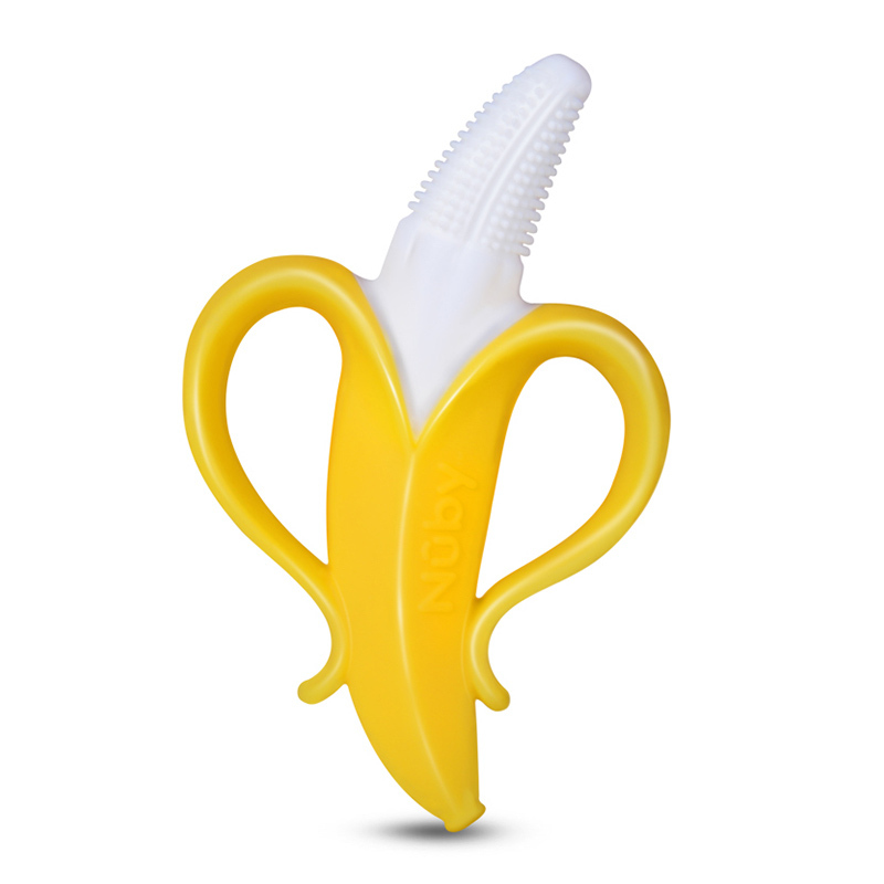 美国 努比(Nuby)香蕉牙龈宝宝口腔发育按摩器