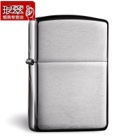 ZIPPO原装正版经典商务之宝纯银拉丝盔甲沙子27号时尚专柜正品