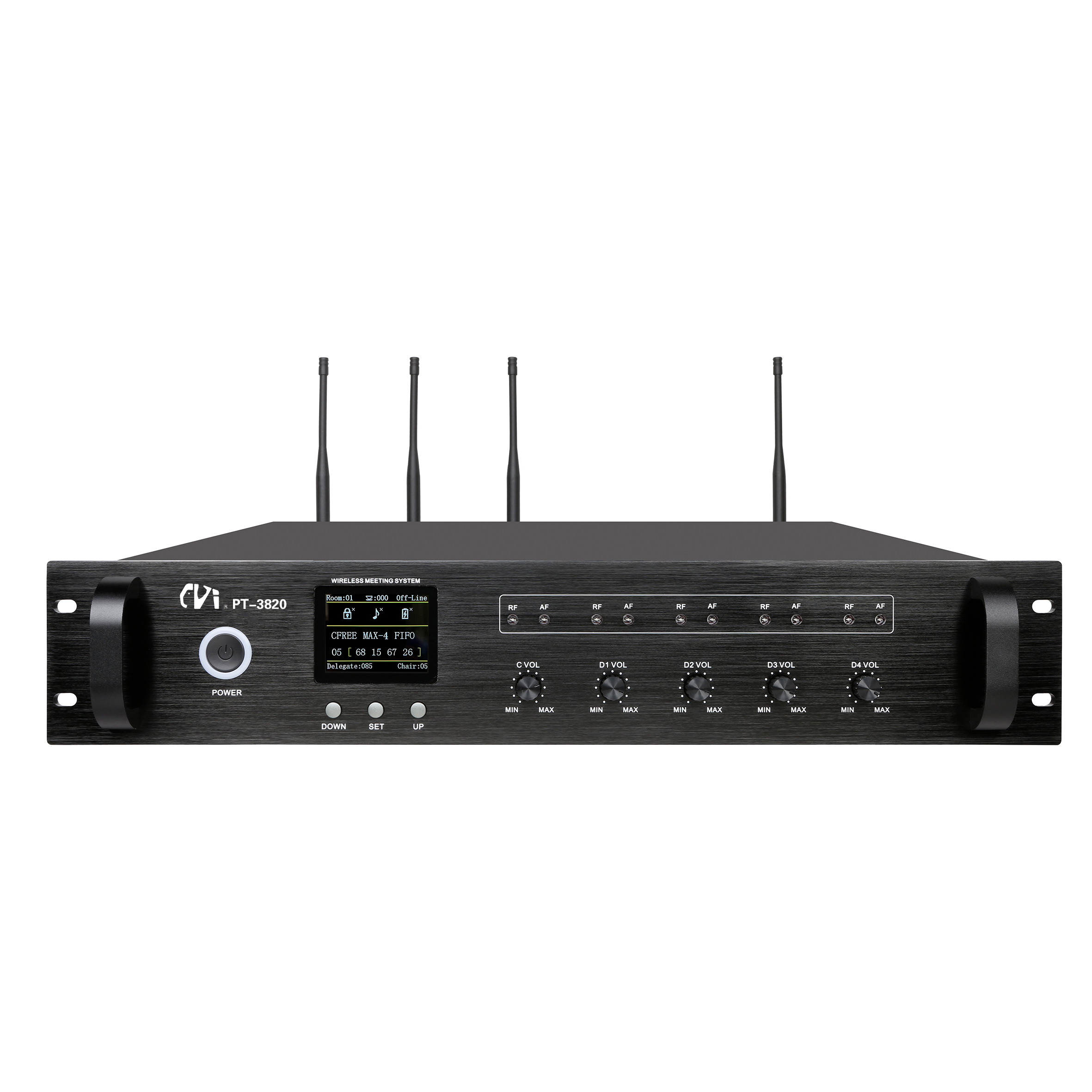 戴阳无线会议表决主控机 (讨论+表决)PT-3820(拍前需联系客服)