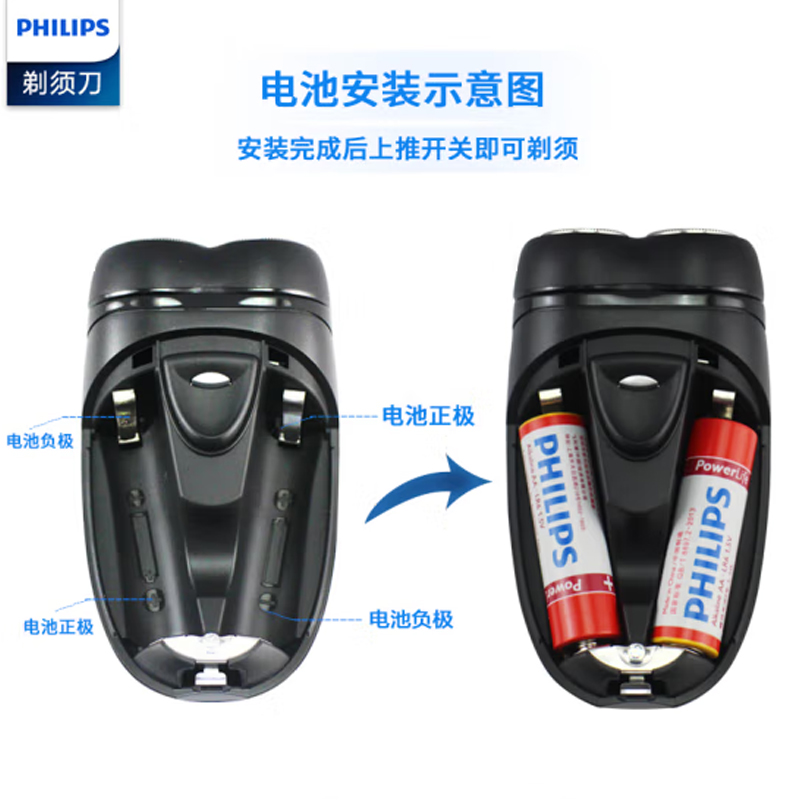 飞利浦电动剃须刀PQ206/18-高清大图