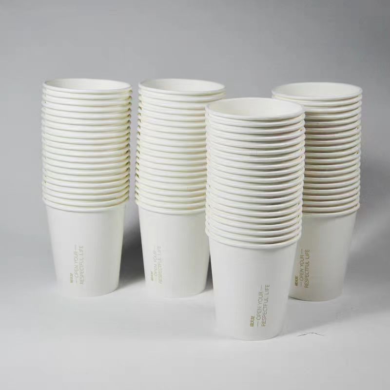 禧天龙一次性纸杯加厚家用精品纸杯商用办公茶水杯80只/提高清大图