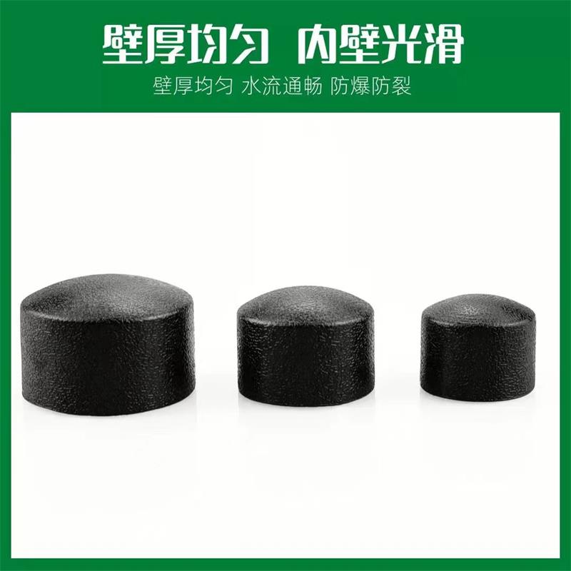 伟鹏双兴 PE承插热熔堵头管帽 公称内径110mm(4寸) 个高清大图