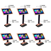 音王/视易 玫瑰金 19英寸家庭点歌机台式架 适用KTV点歌台触摸屏