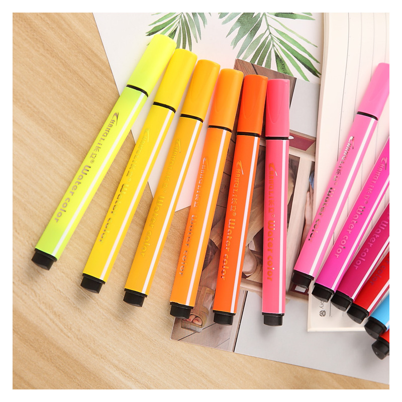 水彩笔可水洗绘画笔涂色笔美术笔小学生画笔儿童彩色涂鸦