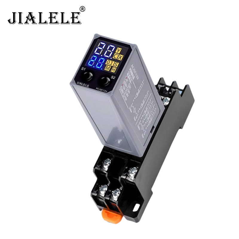 JIALELE 时间继电器 交流通用AC/DC12V/个高清大图