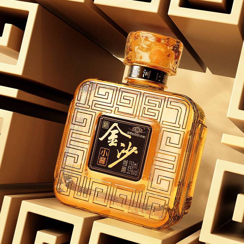 金沙小酱53度150ml*5瓶 年份随机 光瓶小酒自饮高清大图