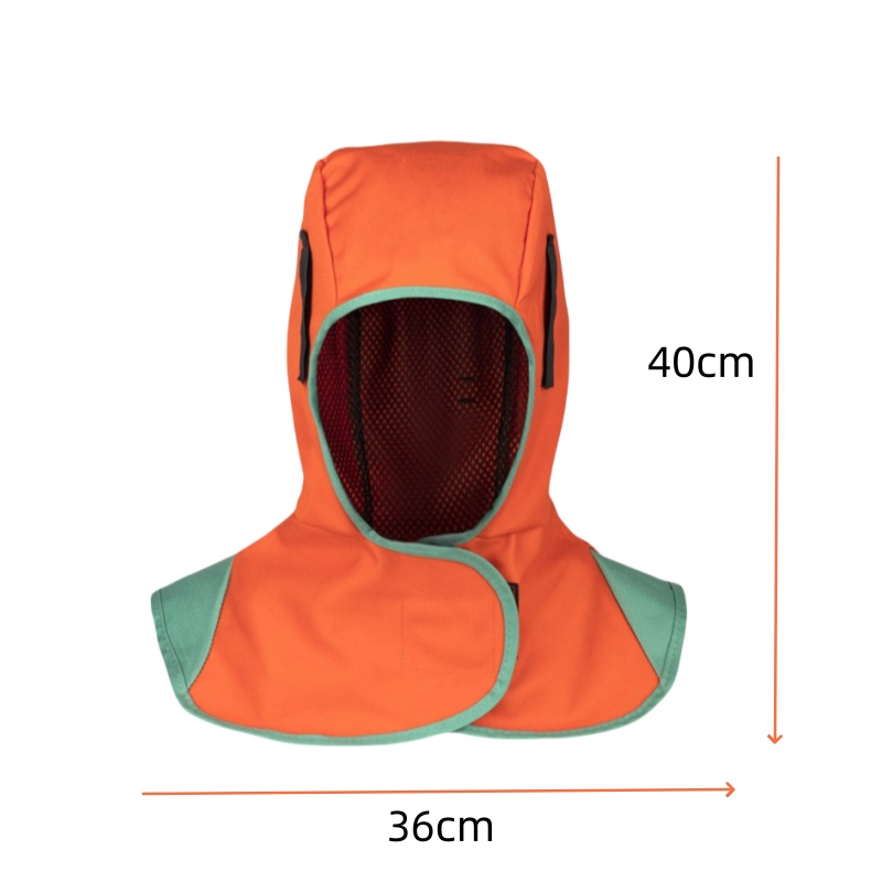 珂攸洋阻燃披肩帽橘色40*36*2cm件高清大图